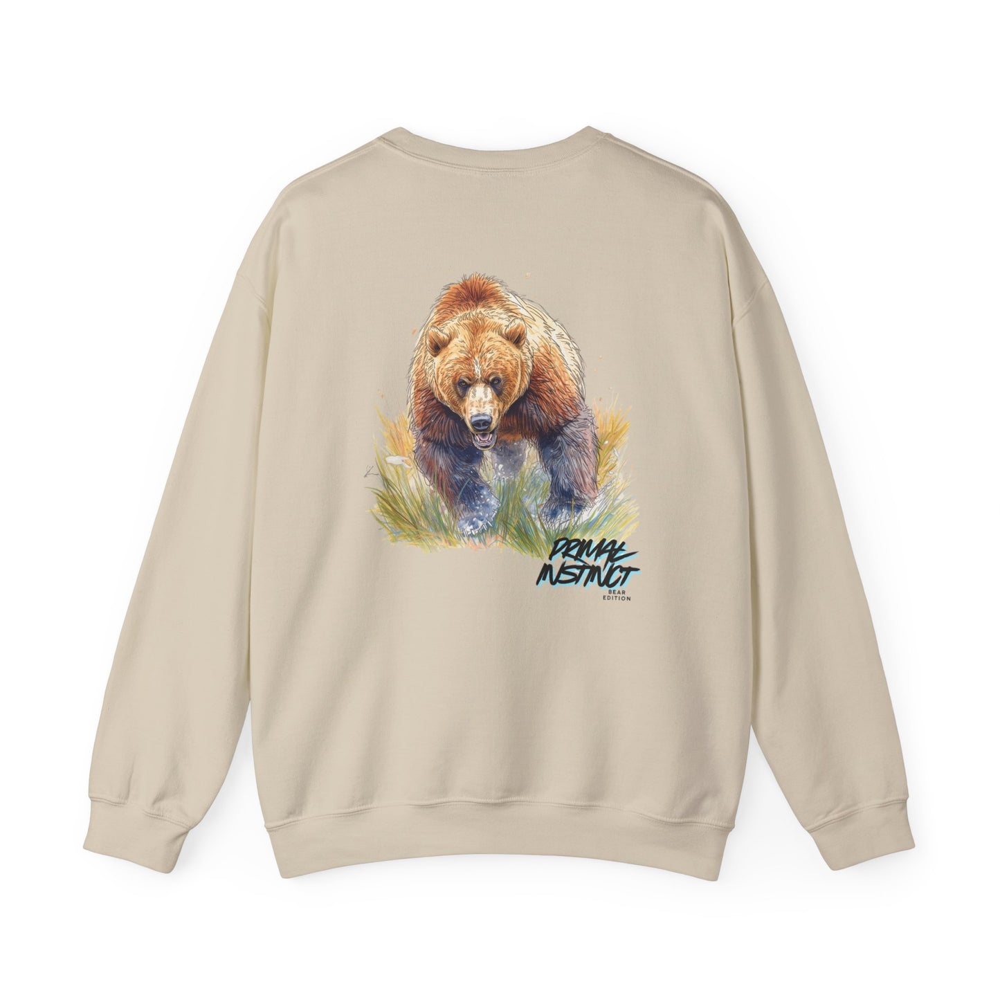Bear Attack Sweatshirt — Graphic Wildlife Crewneck