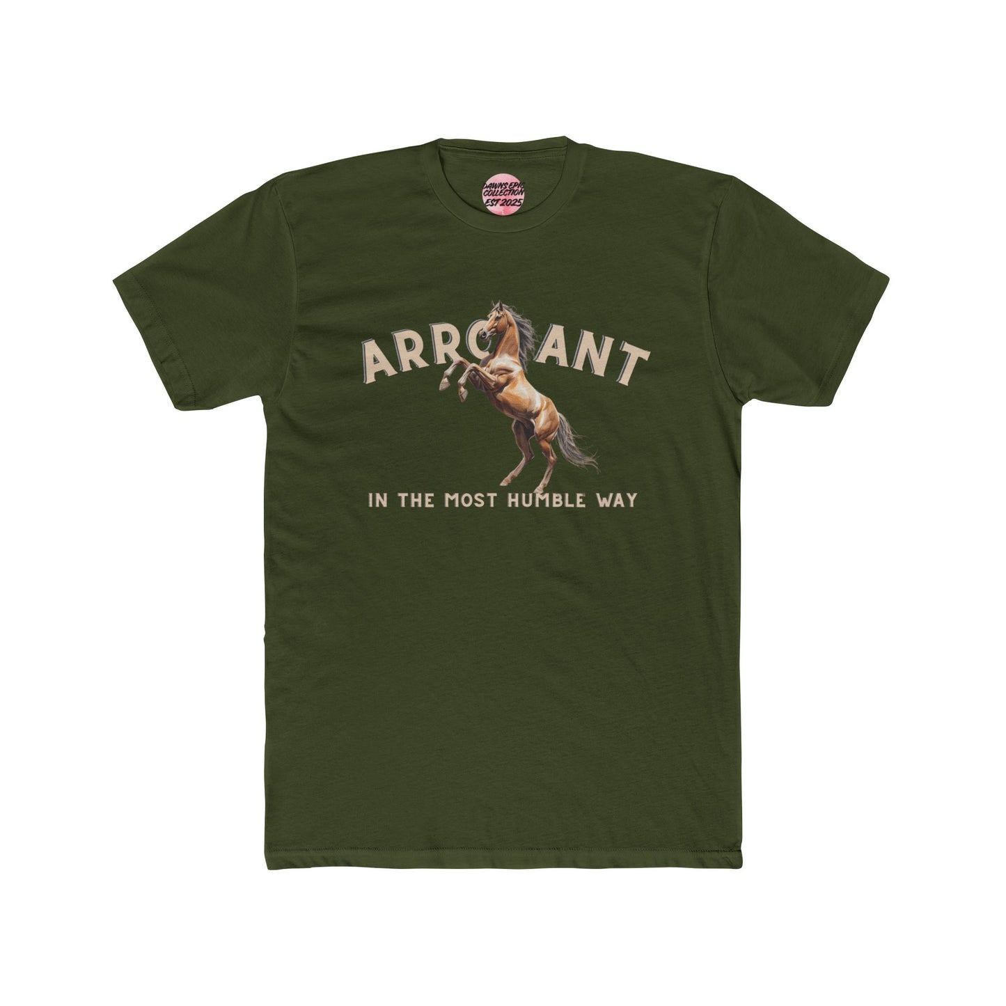 Arrogant in the Most Humble Way T-Shirt — Vintage Rearing Horse Graphic Tee