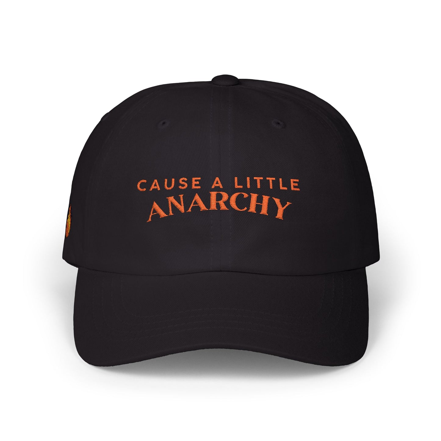 Cause A Little Anarchy Dad Cap — Embroidered Green Baseball Hat