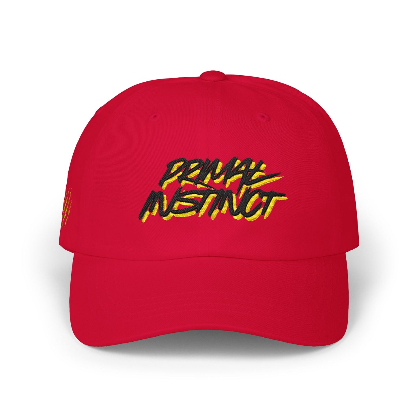 Dad Cap — Bold Yellow 'Peanut' Embroidered Baseball Hat