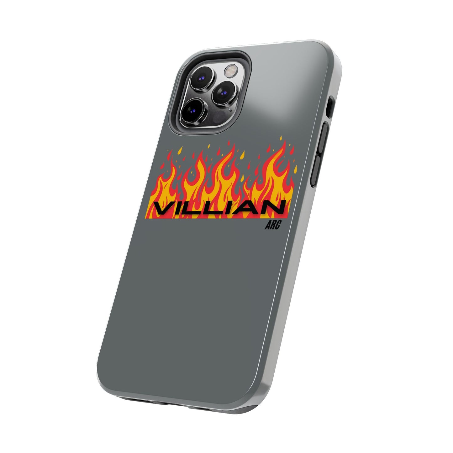 Flame 'Villian' Tough Phone Case – Protective Fire Graphic iPhone Case