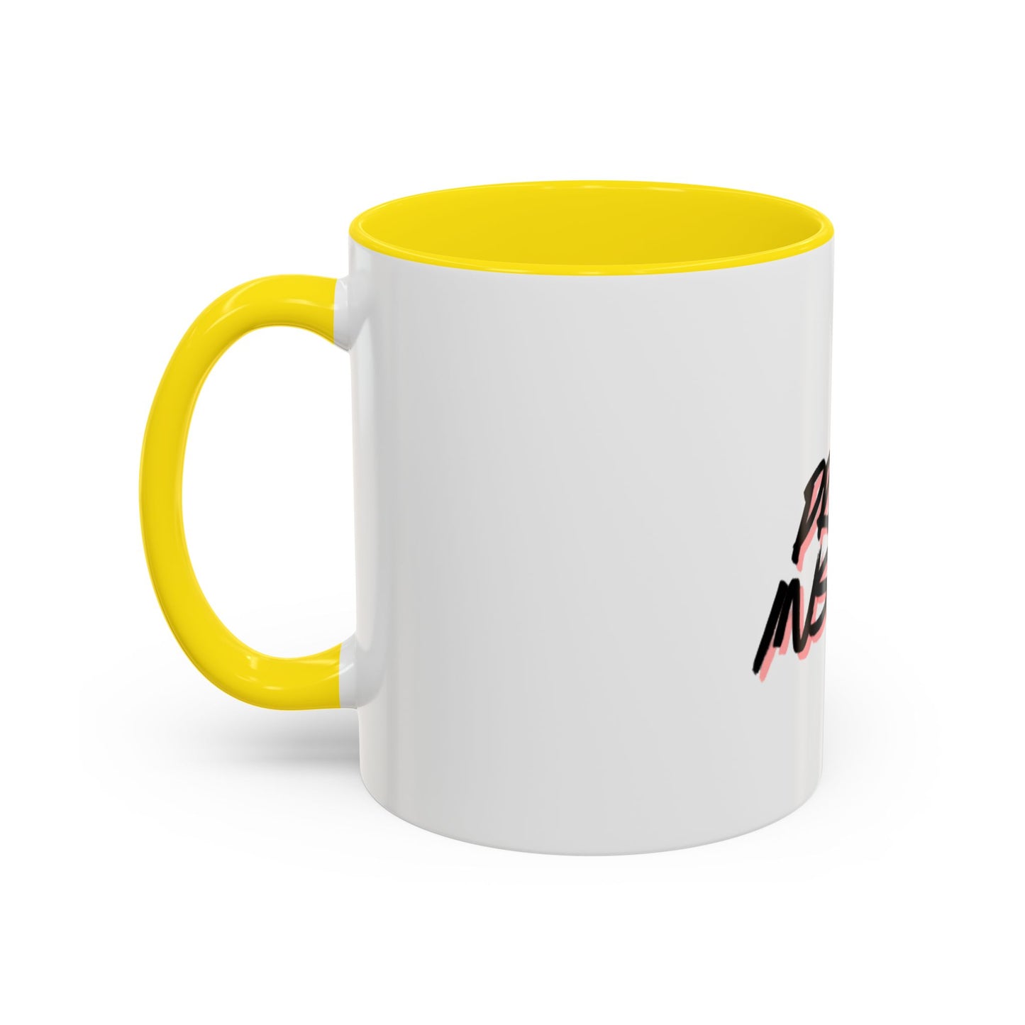 Accent Coffee Mug — "Primal Instinct" Graphic Mug with Red Claw Marks