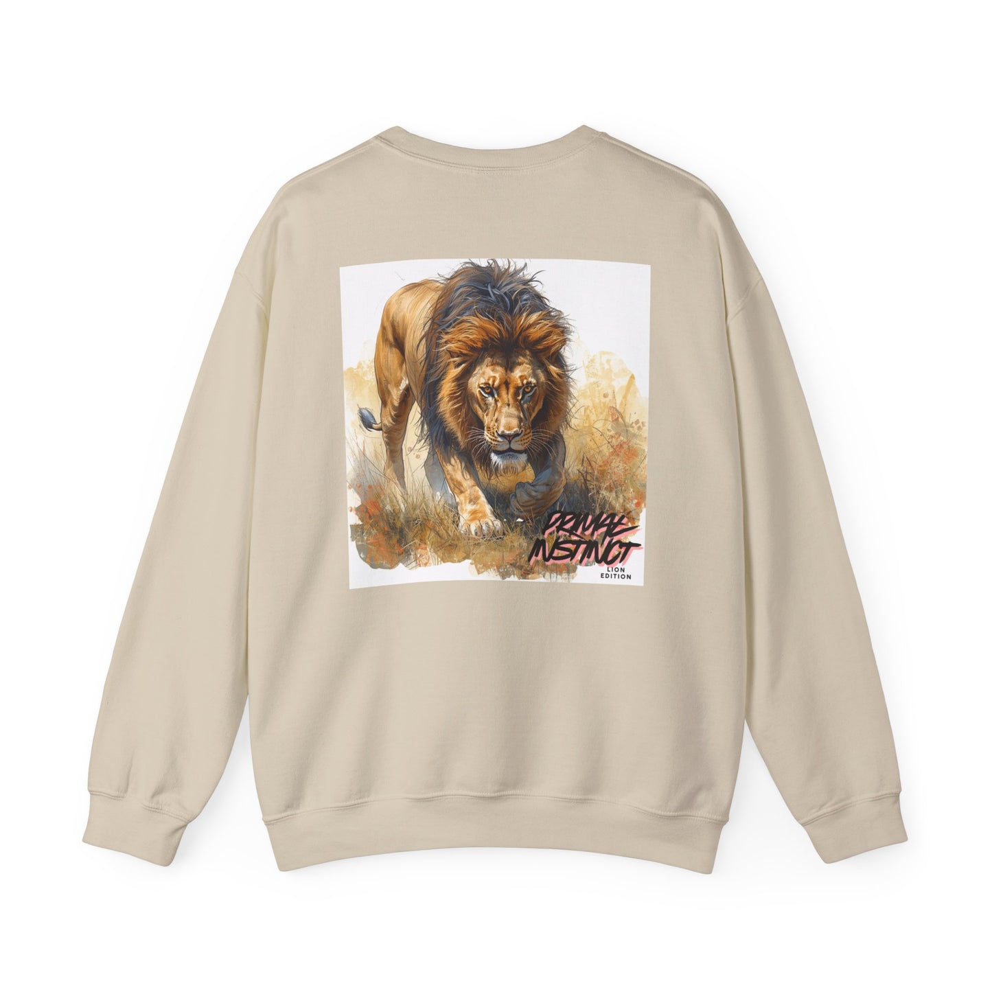 Lion Graphic Sweatshirt — Bold “Primal Instinct” Crewneck