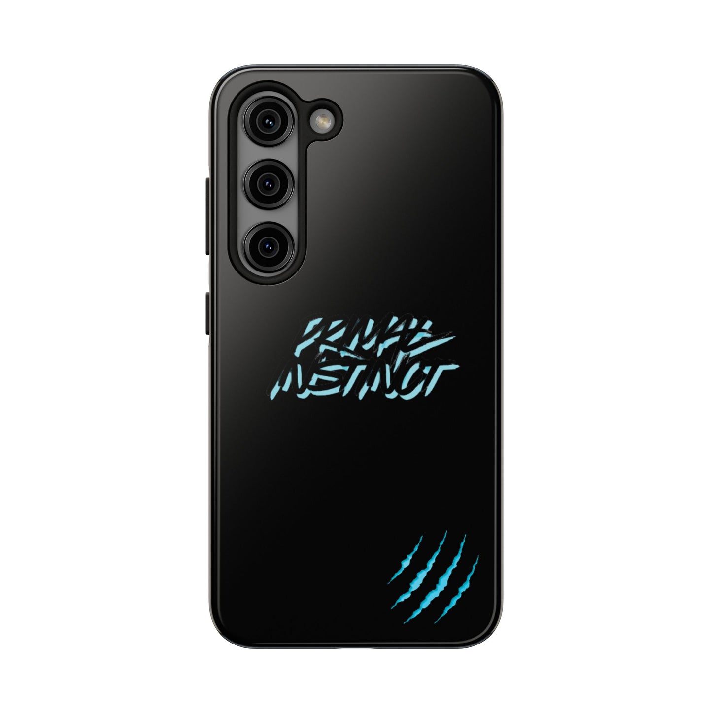 Tough Phone Case — Blue Claw 'Instinct' Scratch Design