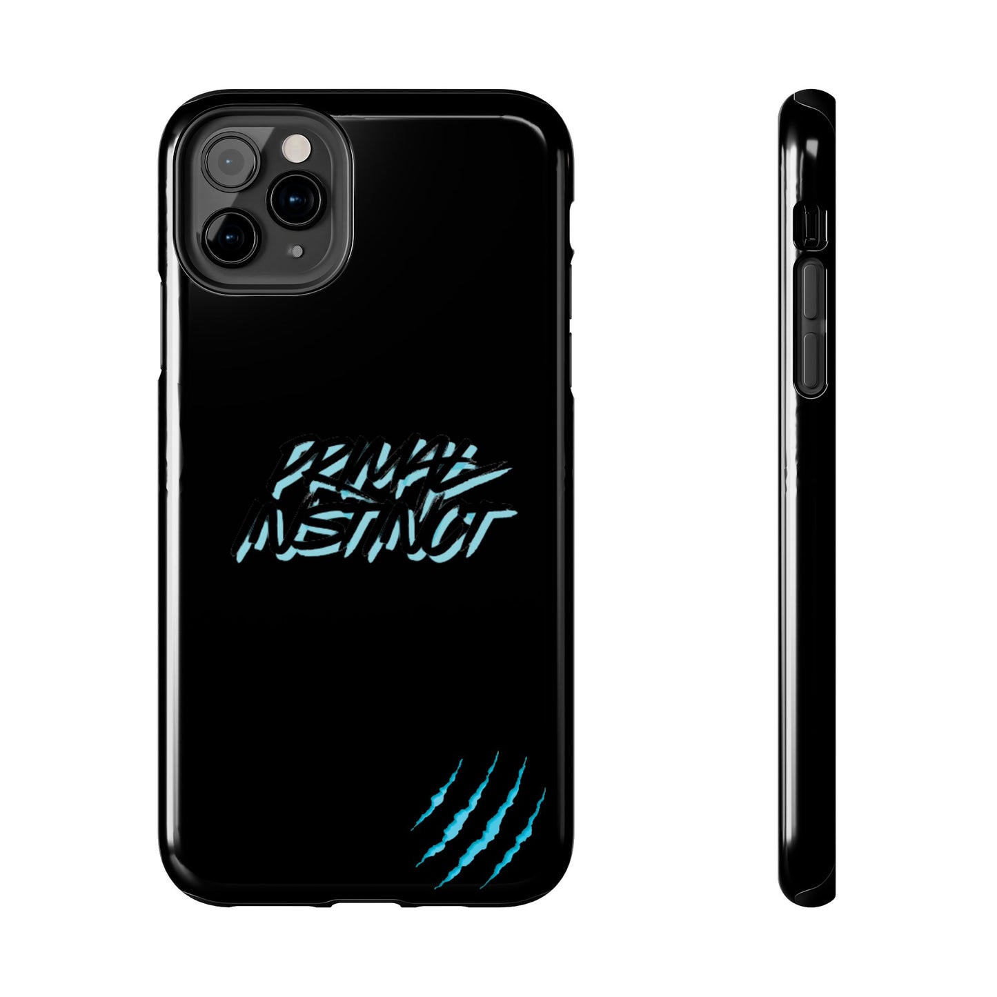 Tough Phone Case — Blue Claw 'Instinct' Scratch Design