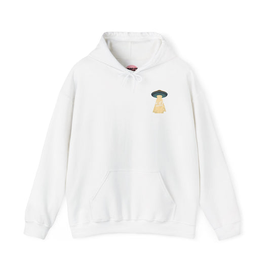 UFO Abduction Hoodie – Vintage Alien Sci‑Fi Graphic Pullover