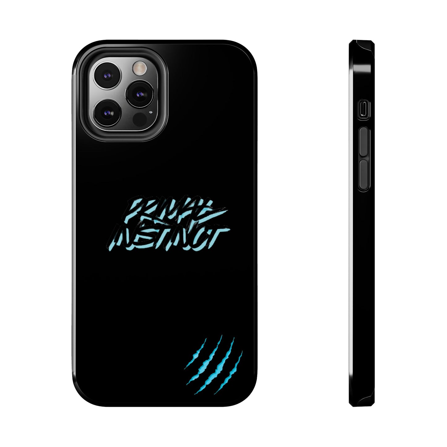 Tough Phone Case — Blue Claw 'Instinct' Scratch Design