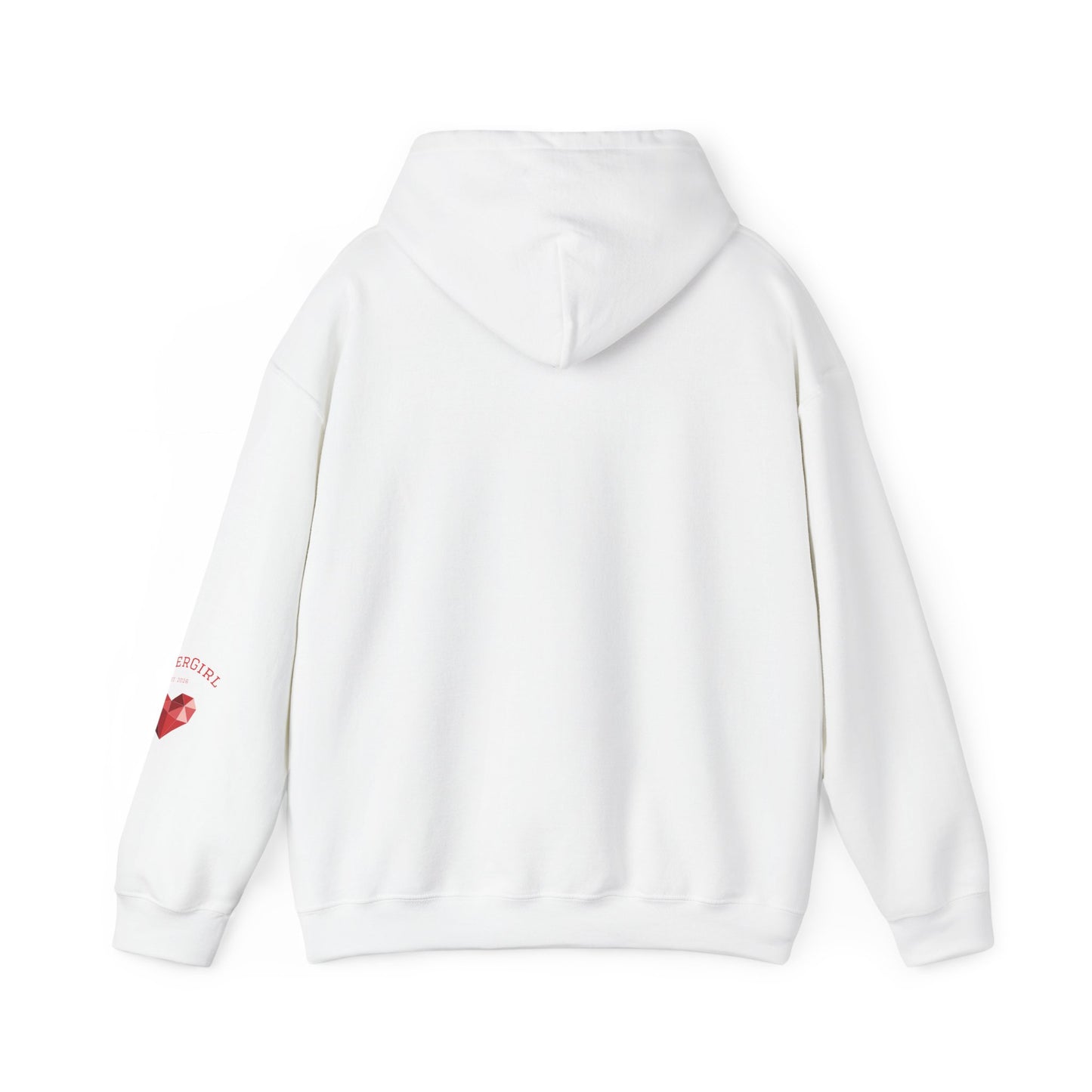 Lover Heart Logo Hoodie — Romantic Graphic Pullover for Valentine's Day