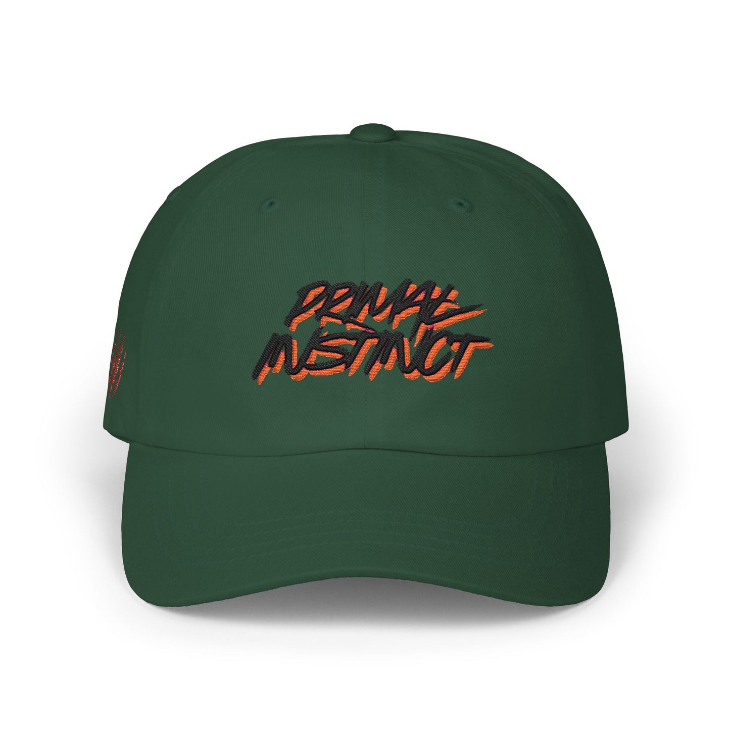 Dad Cap — "Primal Instinct" Embroidered Vintage-Style Baseball Hat