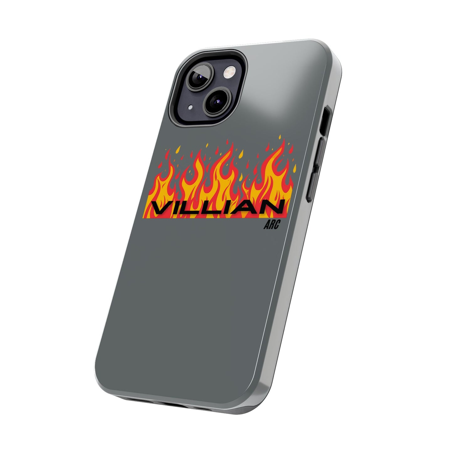 Flame 'Villian' Tough Phone Case – Protective Fire Graphic iPhone Case
