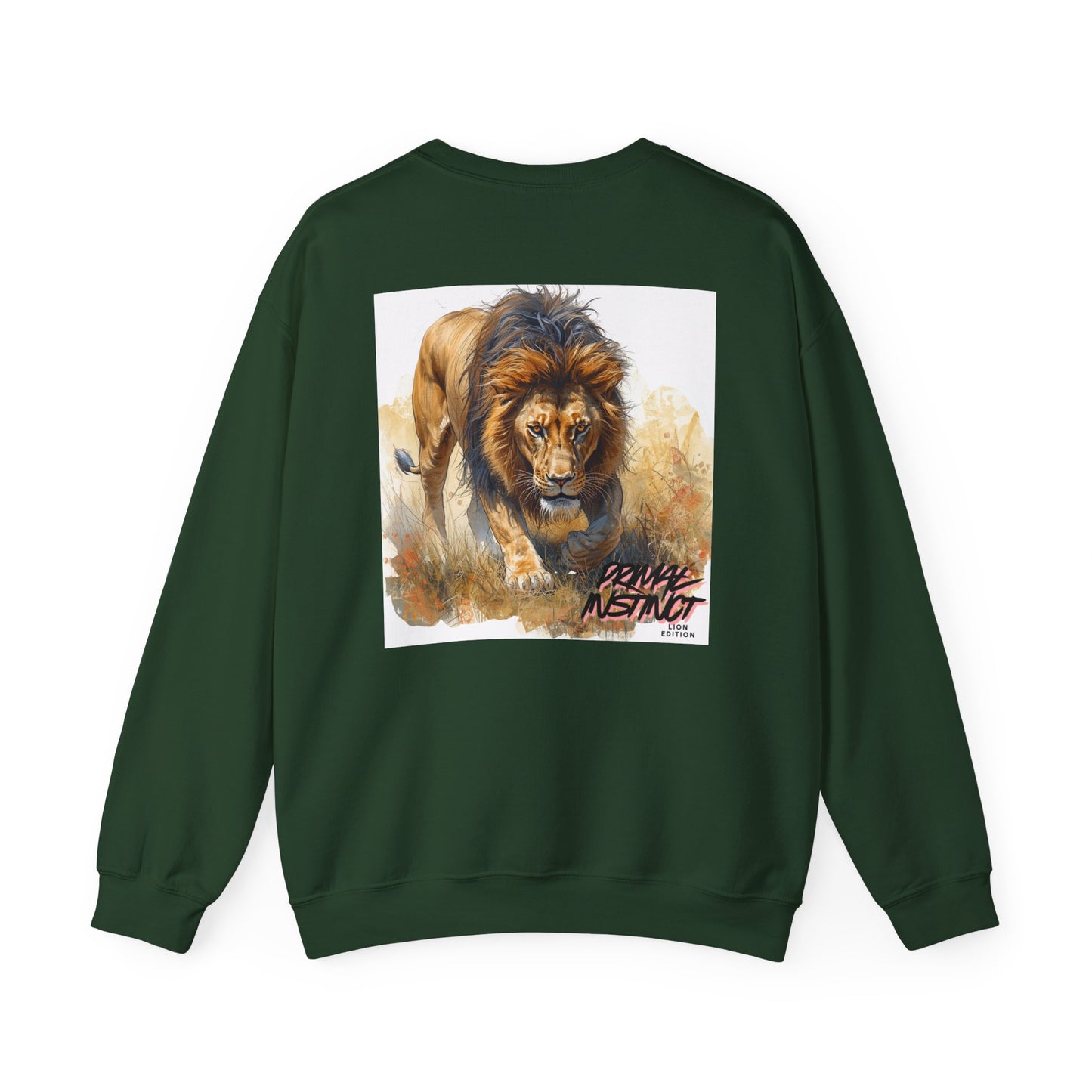 Lion Graphic Sweatshirt — Bold “Primal Instinct” Crewneck