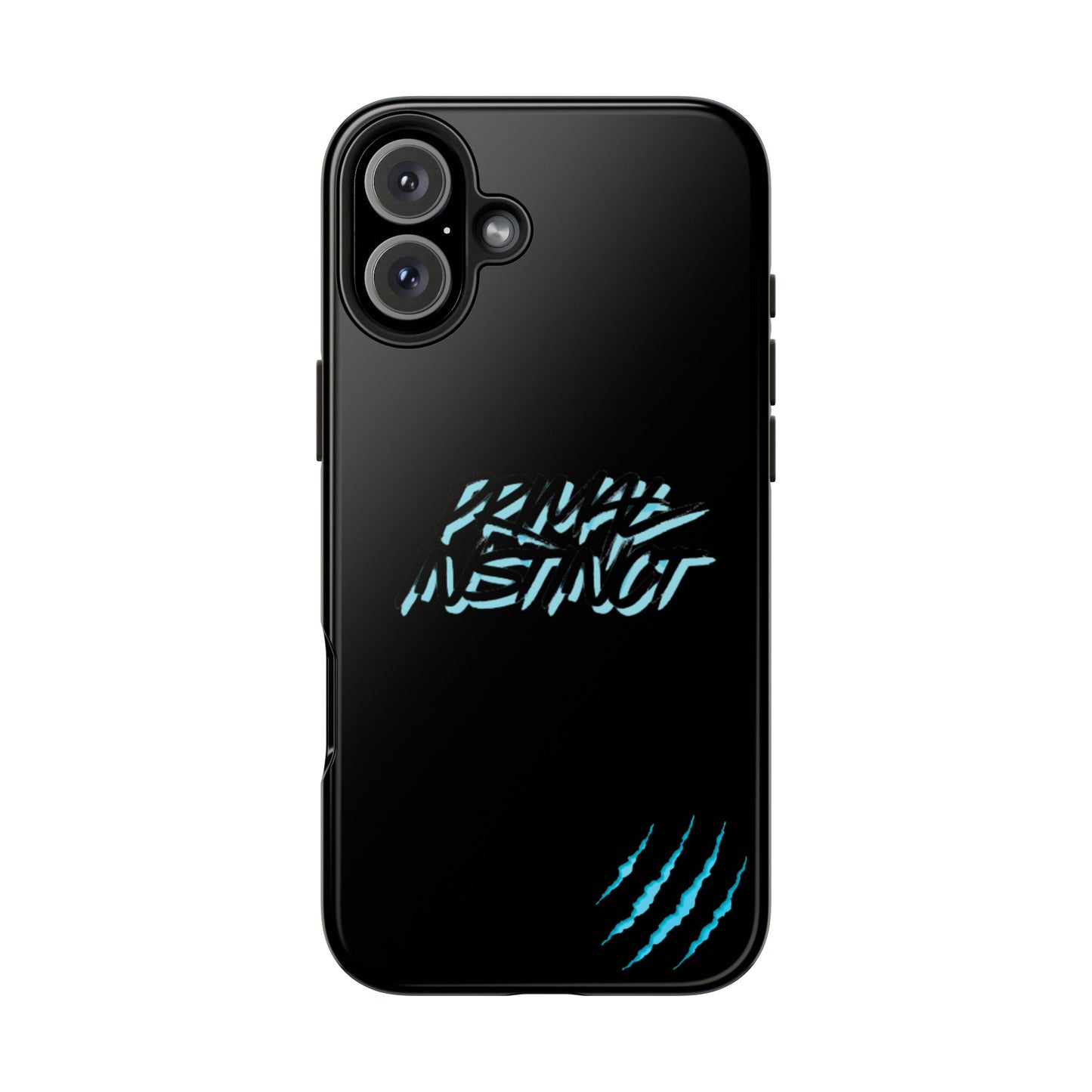 Tough Phone Case — Blue Claw 'Instinct' Scratch Design