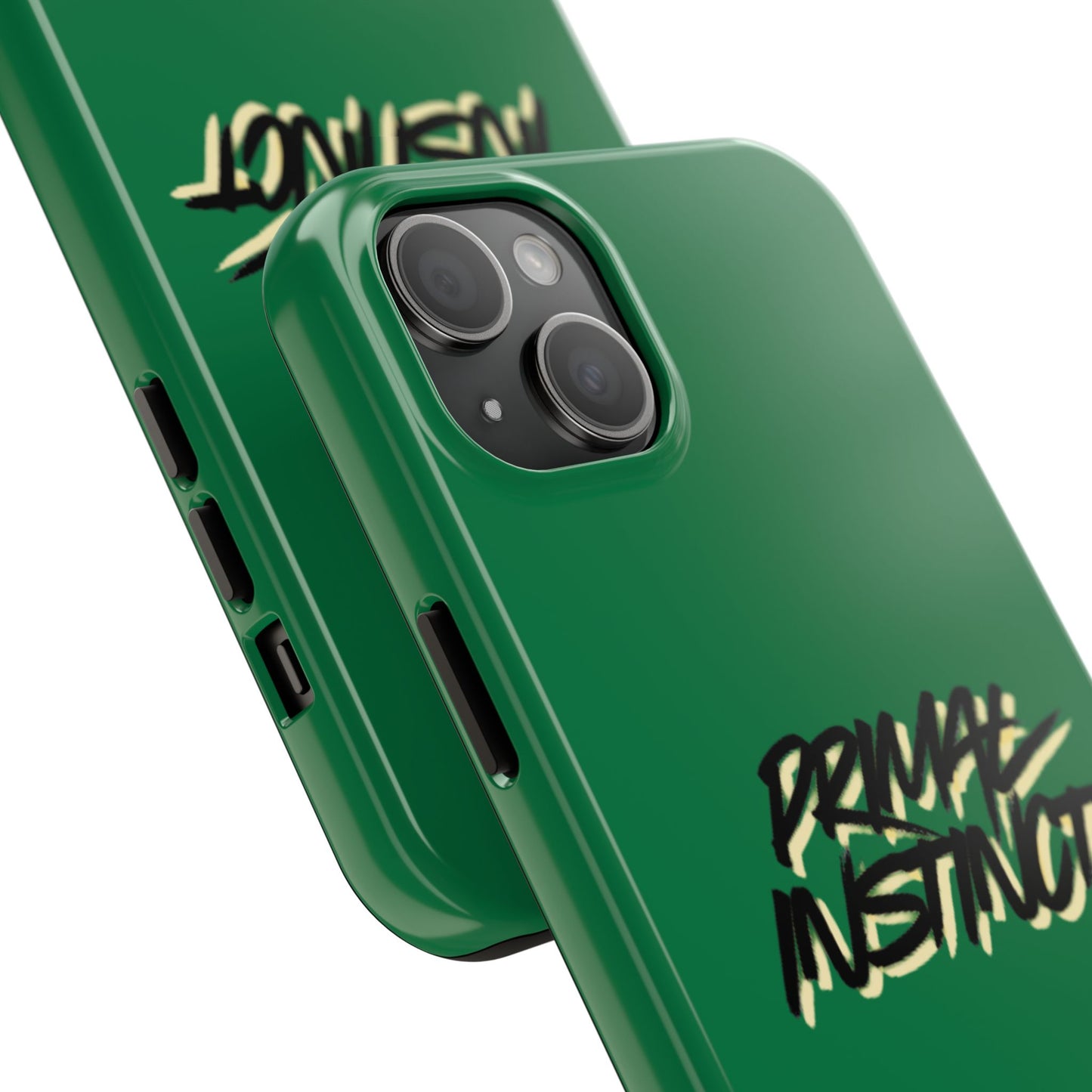 Primal Instinct Tough Phone Case — Green Claw-Mark Protective Cover