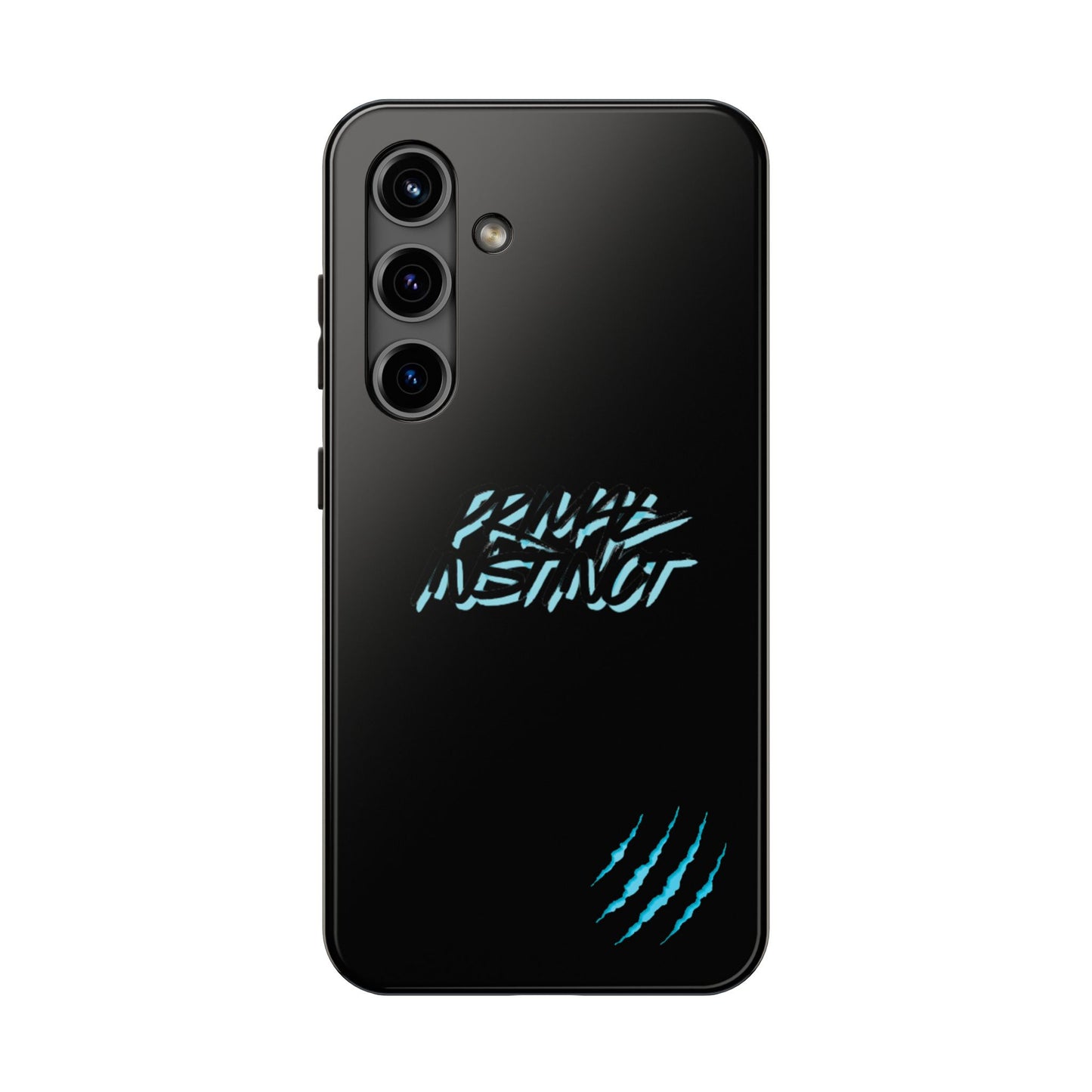 Tough Phone Case — Blue Claw 'Instinct' Scratch Design