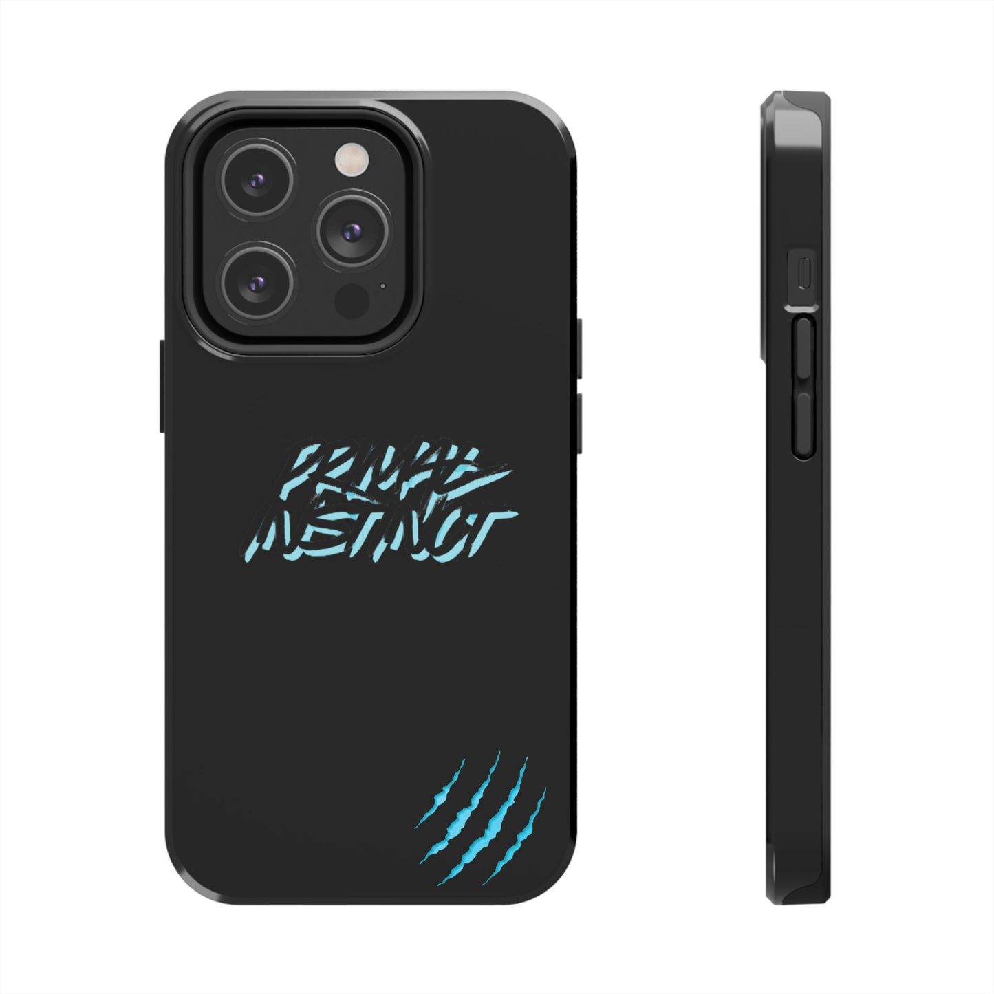 Tough Phone Case — Blue Claw 'Instinct' Scratch Design