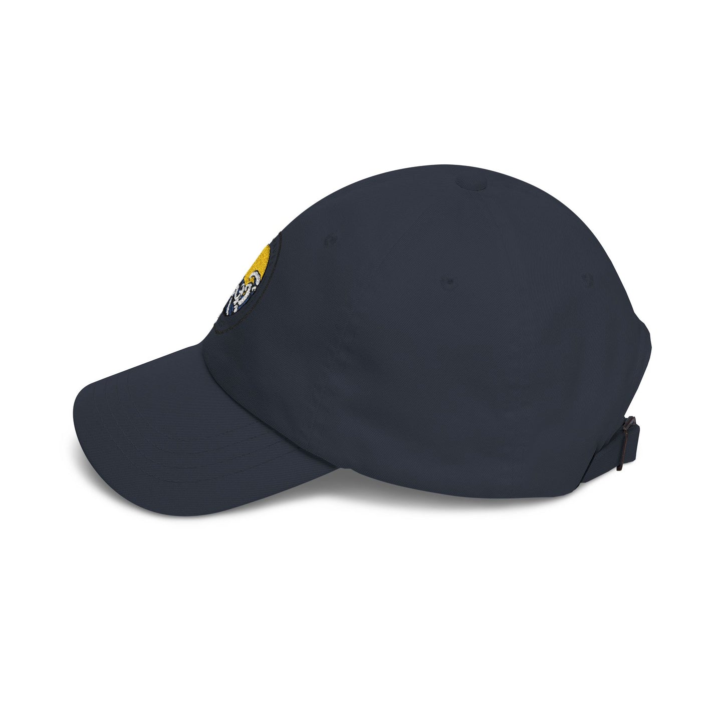 Classic Wave Patch Dad Cap — Embroidered Beach Sunrise Baseball Hat