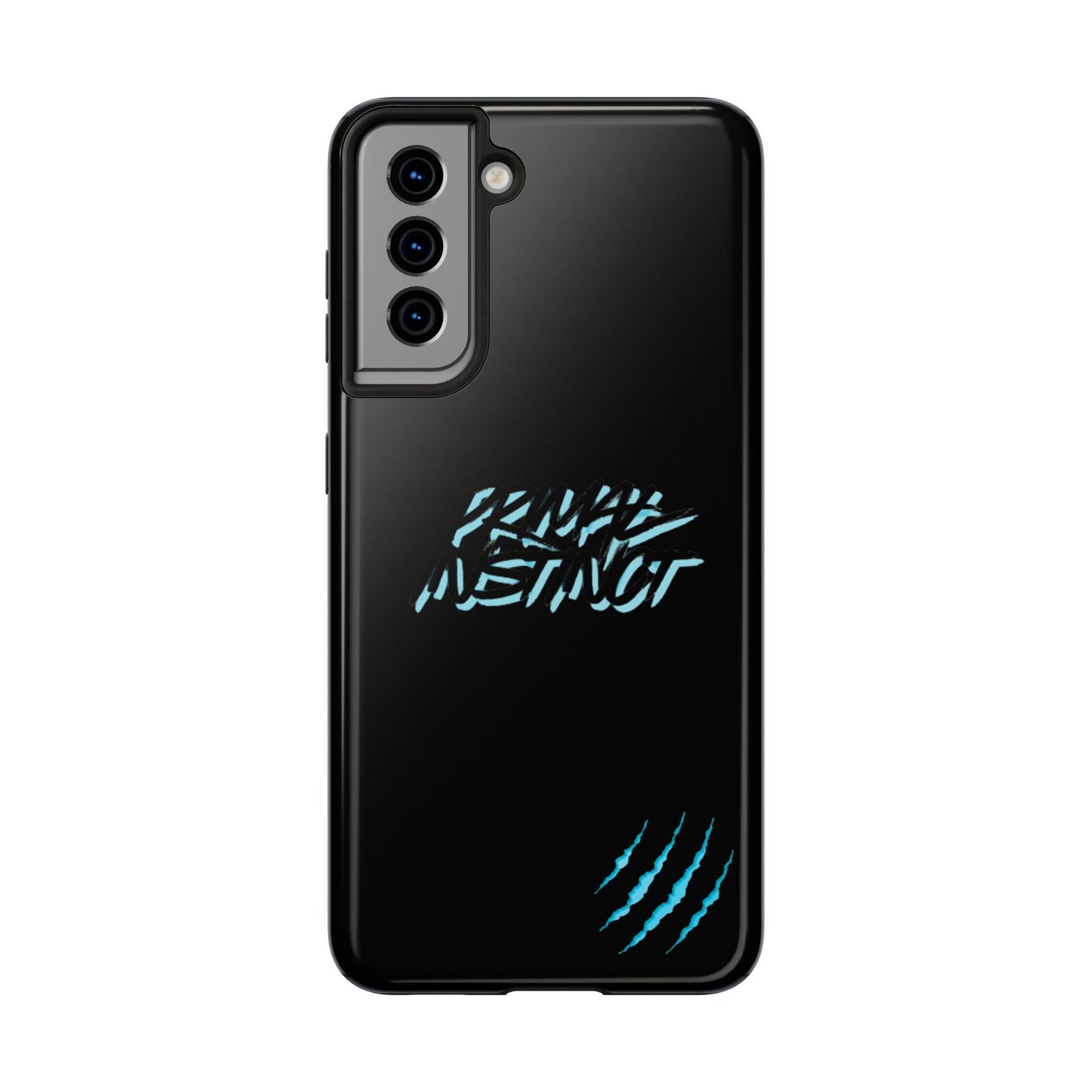 Tough Phone Case — Blue Claw 'Instinct' Scratch Design