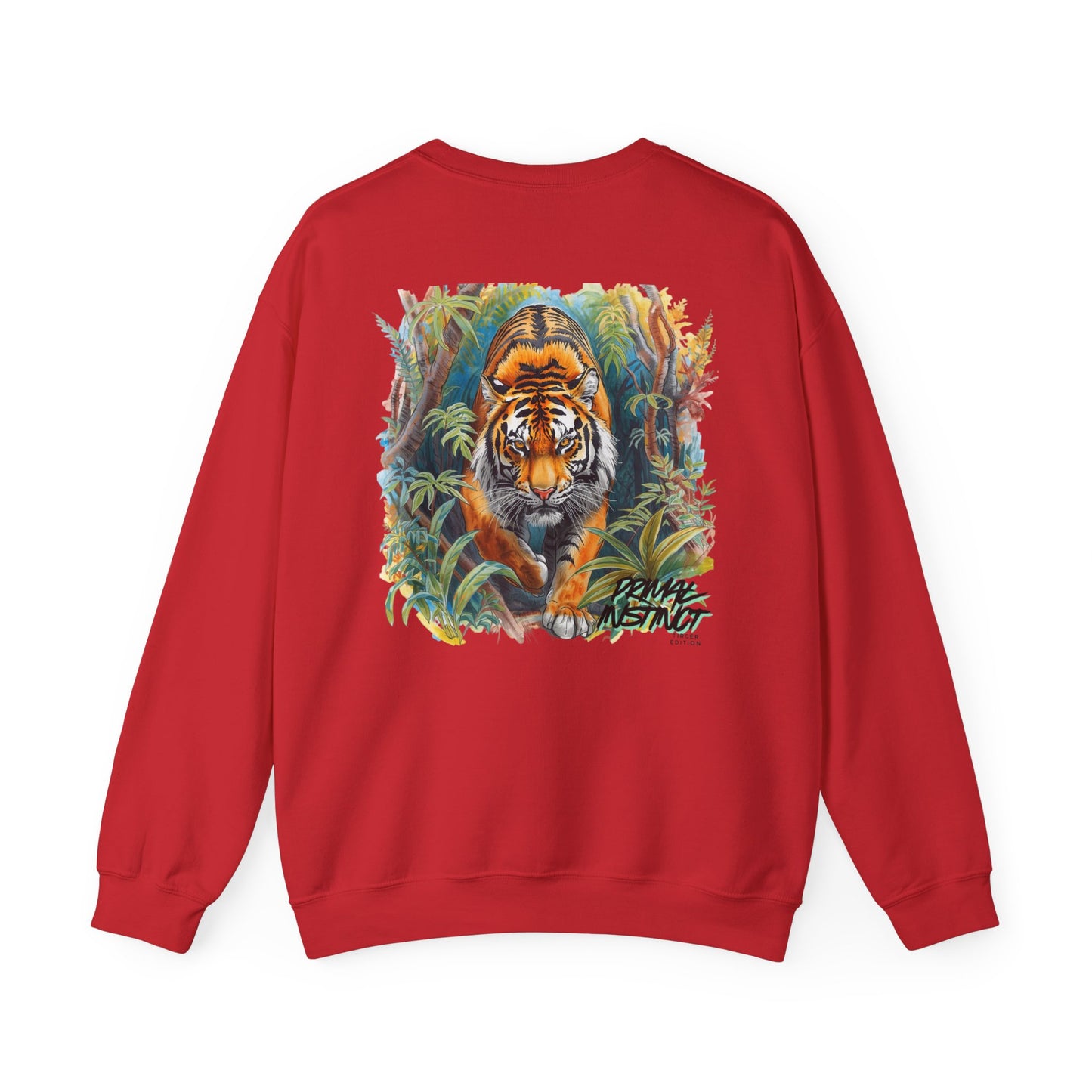 Tiger Jungle Sweatshirt – "Leave No Trace" Graphic Crewneck