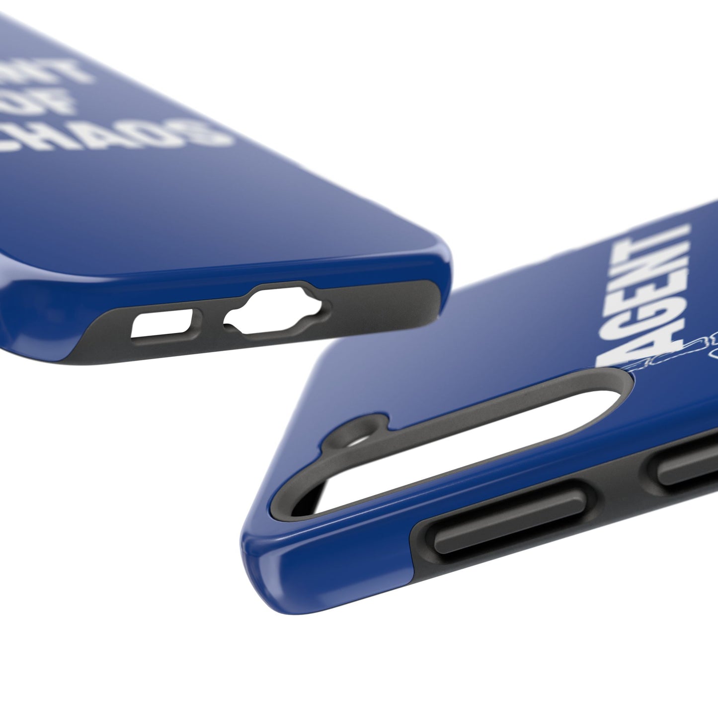 Phone Case — "Agent of Chaos" Bold Skeleton Graphic Rugged Protection