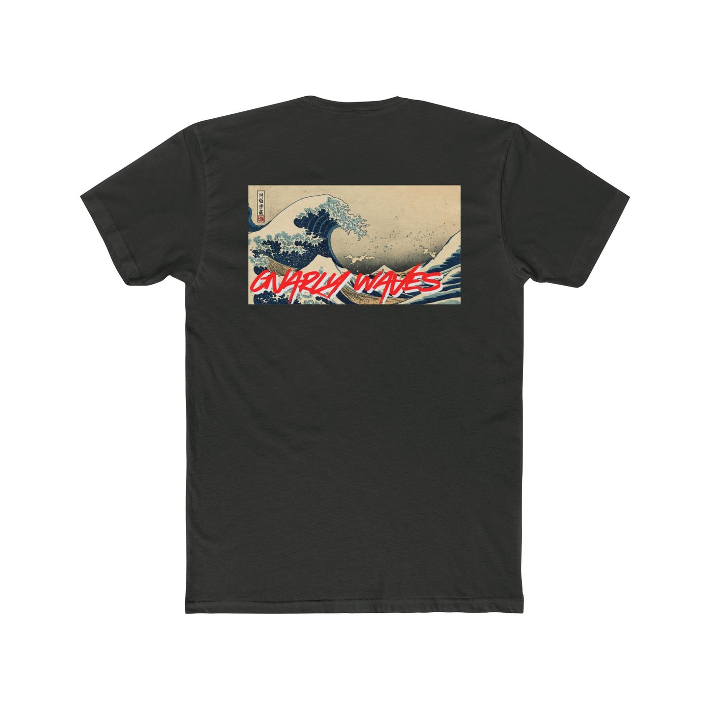 T-Shirt — Hokusai Great Wave Retro Surf Crew Tee