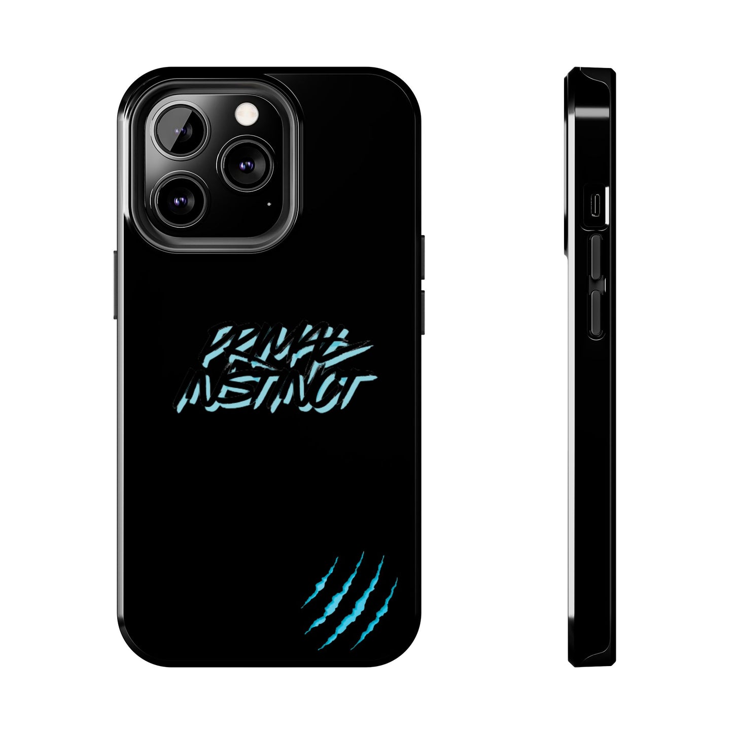 Tough Phone Case — Blue Claw 'Instinct' Scratch Design