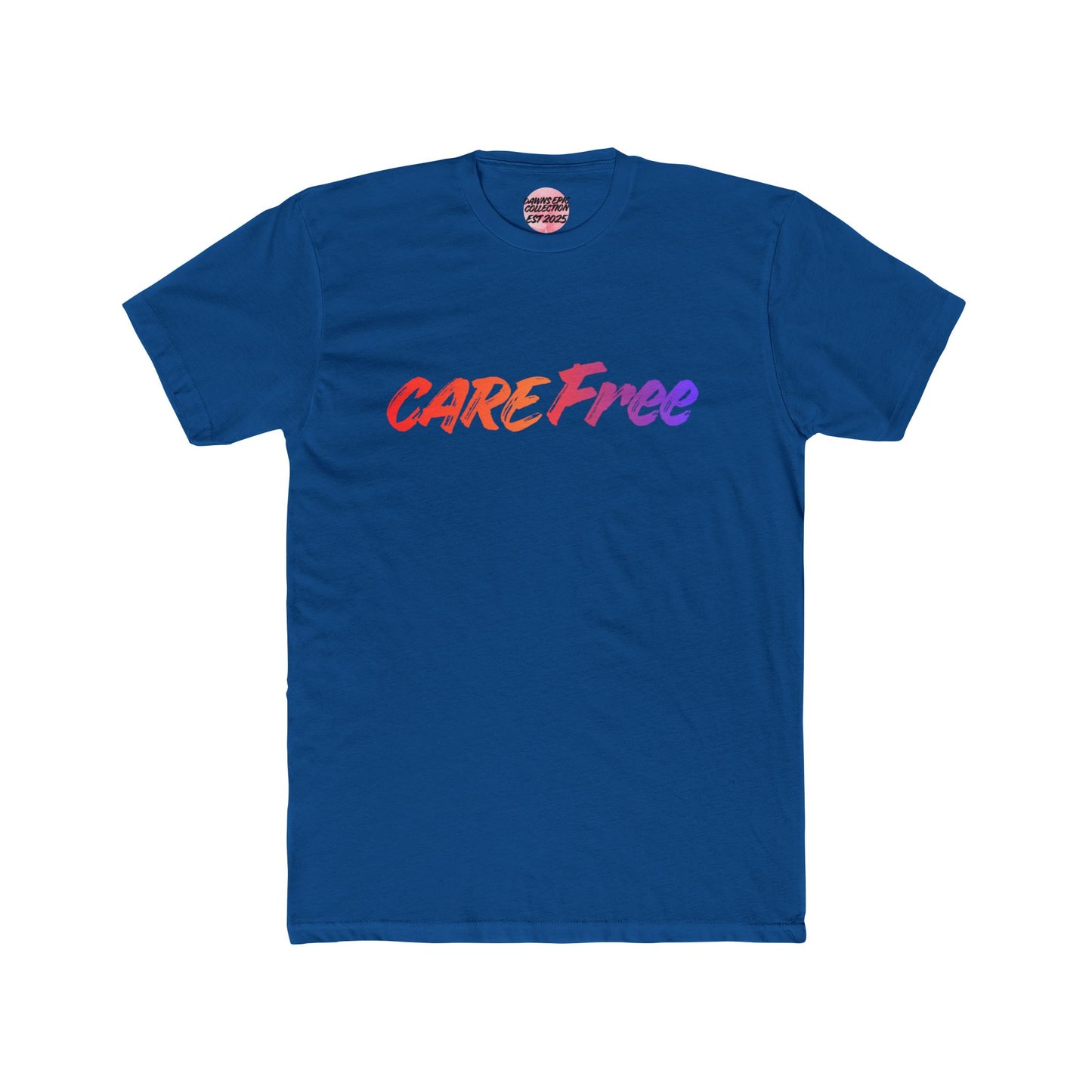 Care Free Gradient Tee — 'CareFree' Relaxed Graphic T‑Shirt