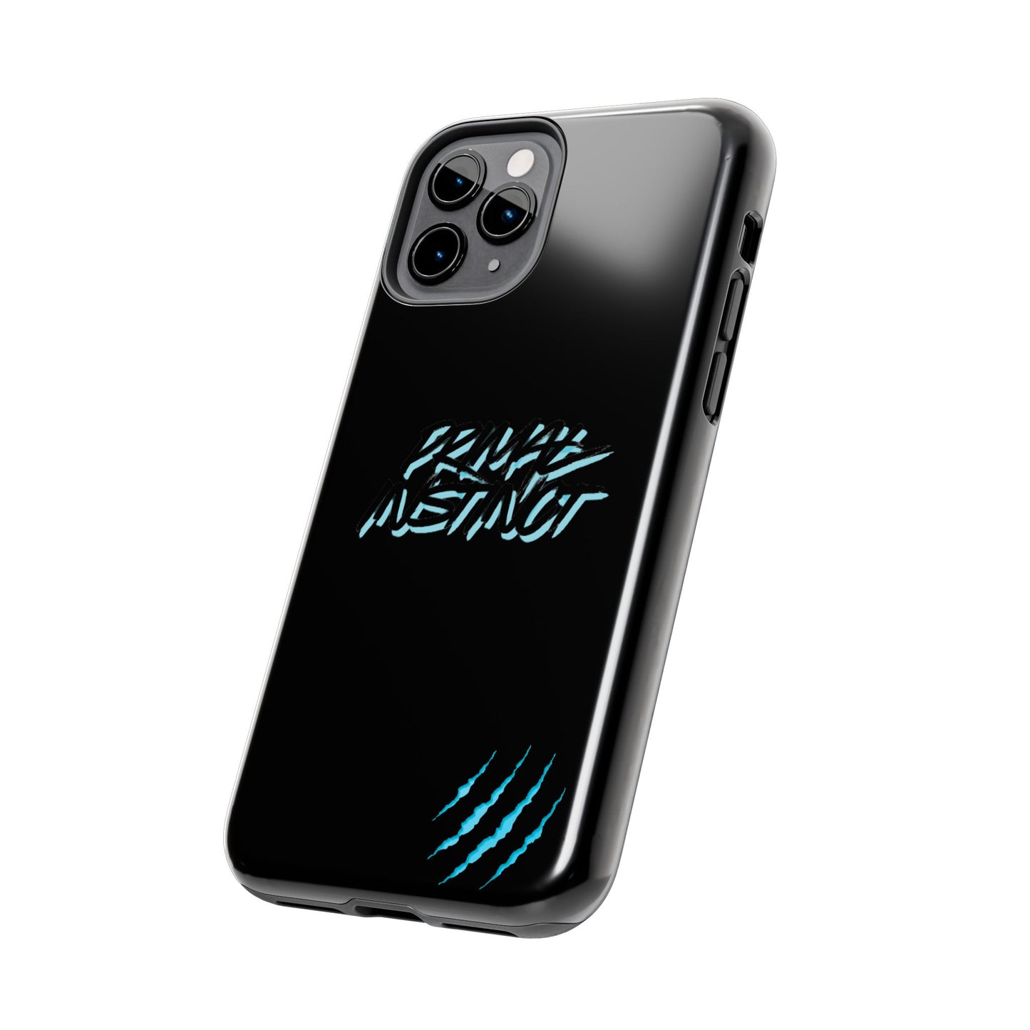 Tough Phone Case — Blue Claw 'Instinct' Scratch Design