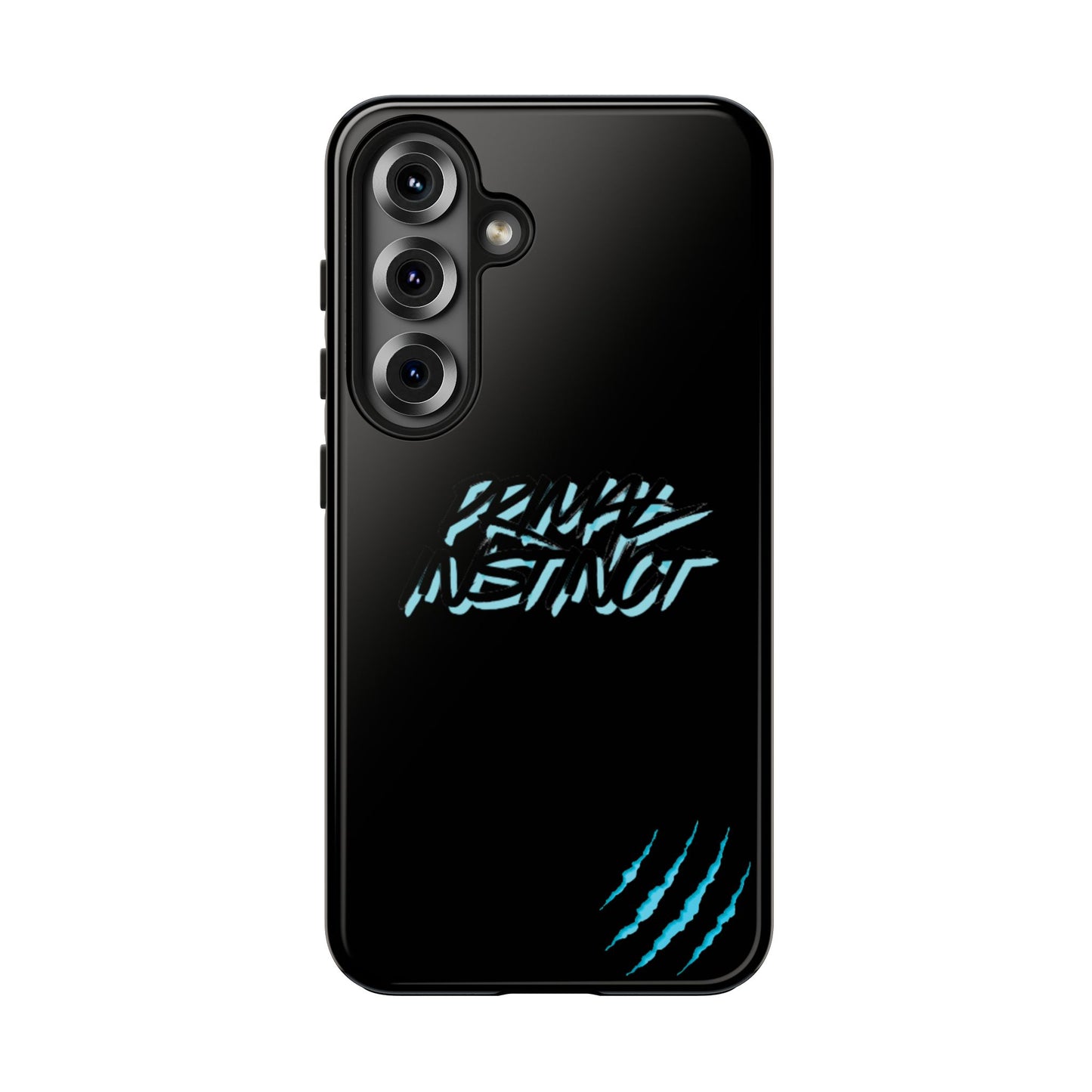 Tough Phone Case — Blue Claw 'Instinct' Scratch Design