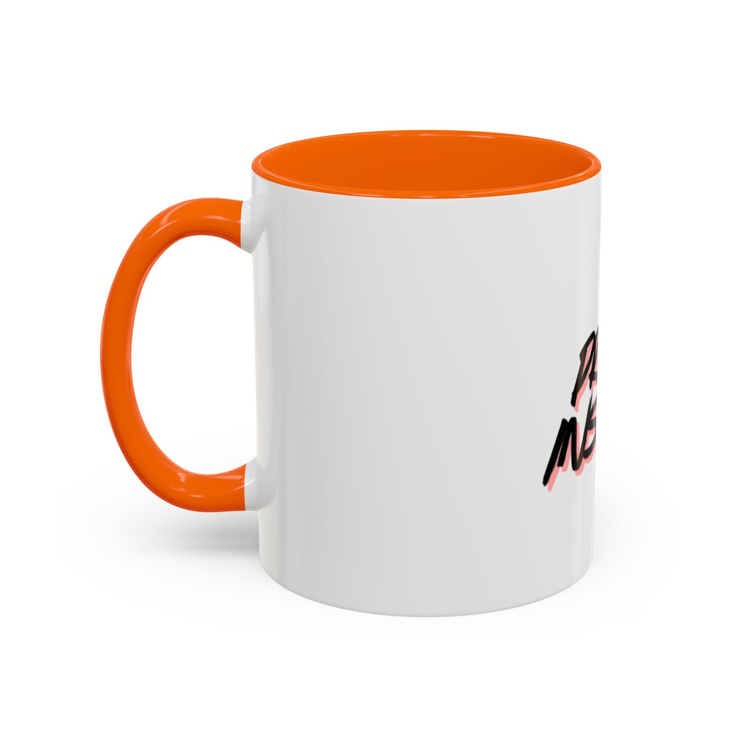Accent Coffee Mug — "Primal Instinct" Graphic Mug with Red Claw Marks