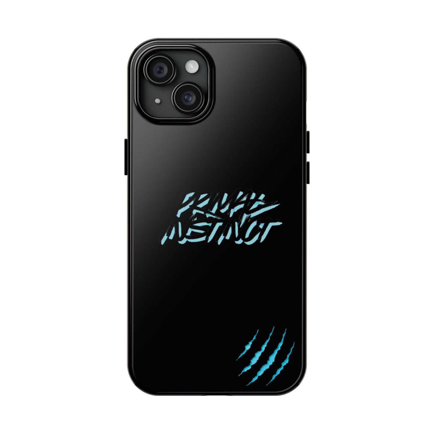 Tough Phone Case — Blue Claw 'Instinct' Scratch Design