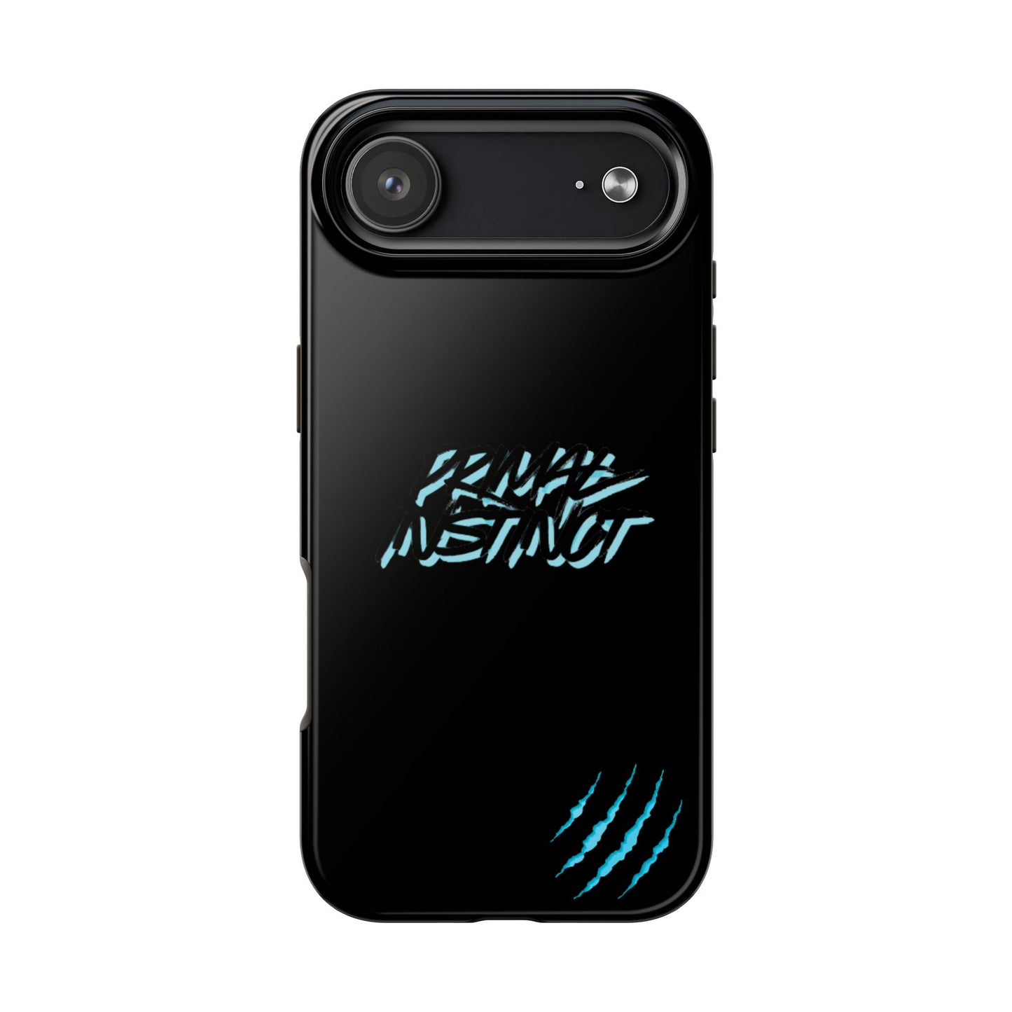 Tough Phone Case — Blue Claw 'Instinct' Scratch Design