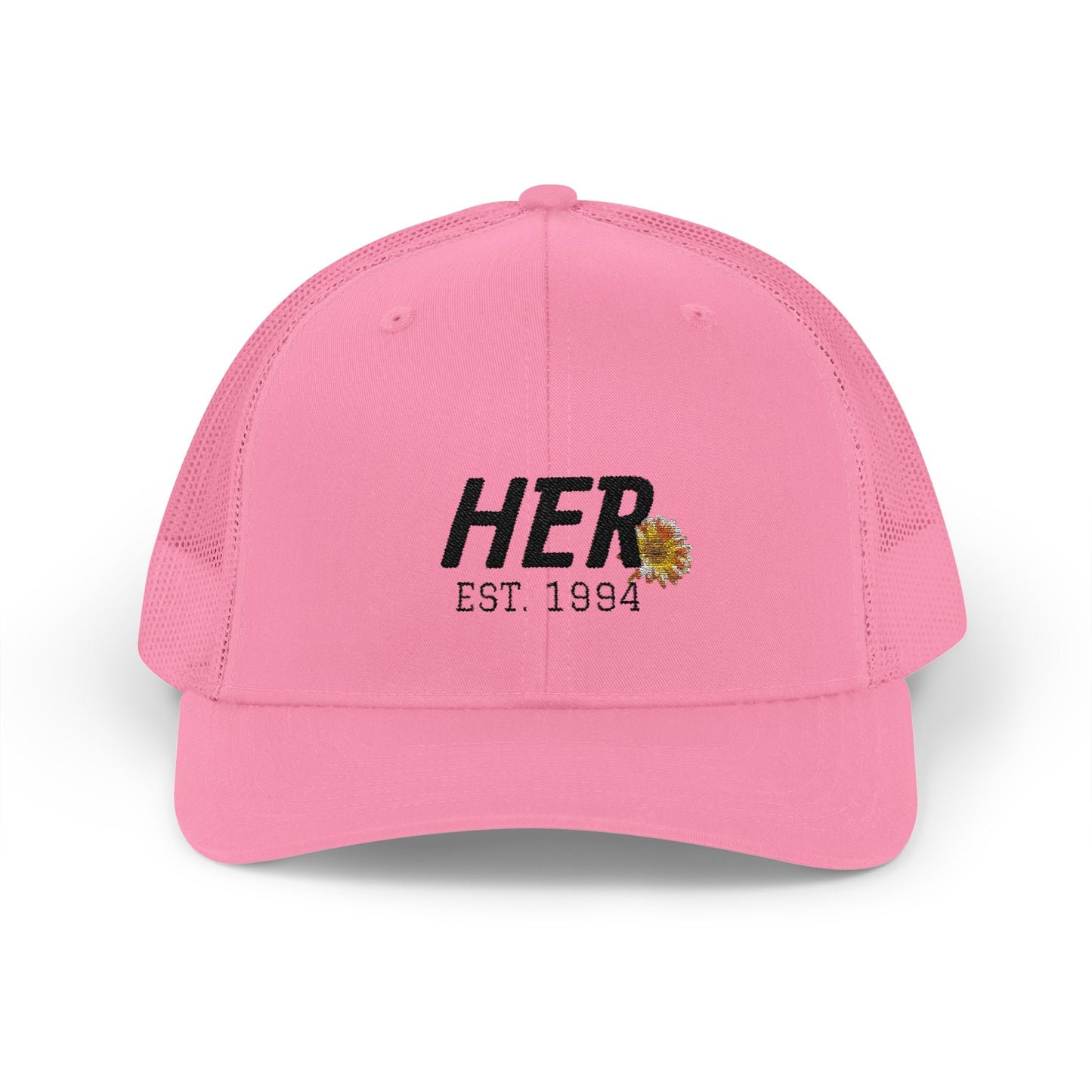 Trucker Cap — "I'M HER" Est. 1994 Floral Patch Hat