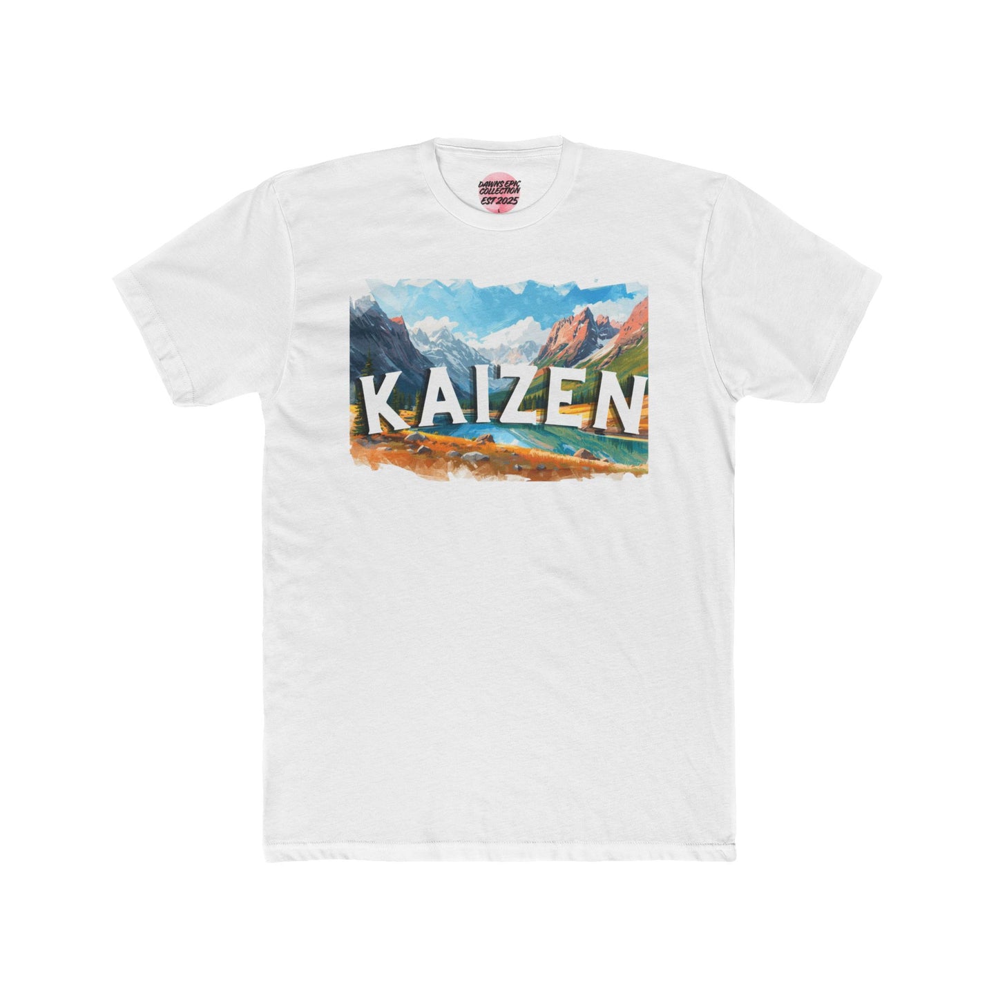 Kaizen Mountain Tee — Inspirational Adventure Graphic T‑Shirt