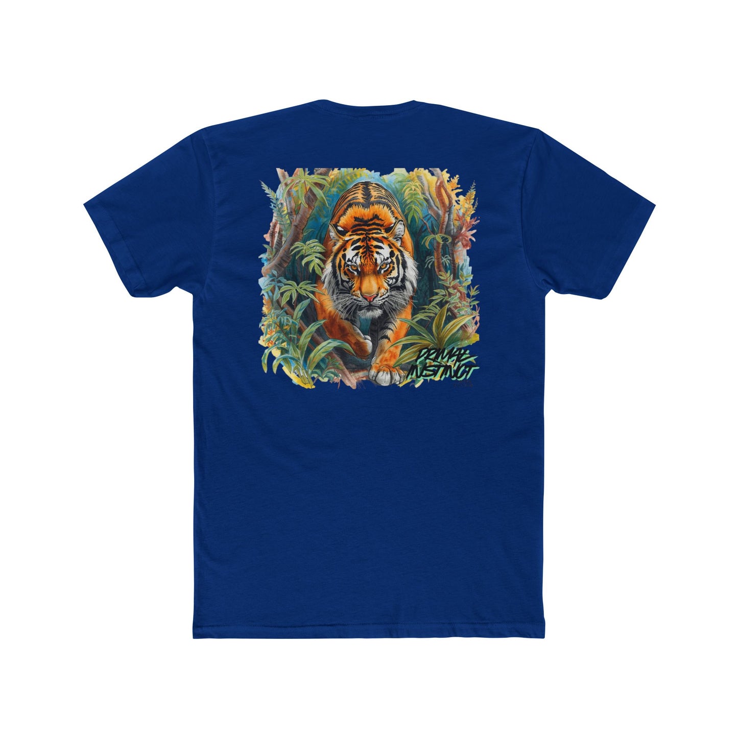 Tiger Jungle Graphic Tee — "Primal Instinct" Tiger Edition Cotton T-Shirt